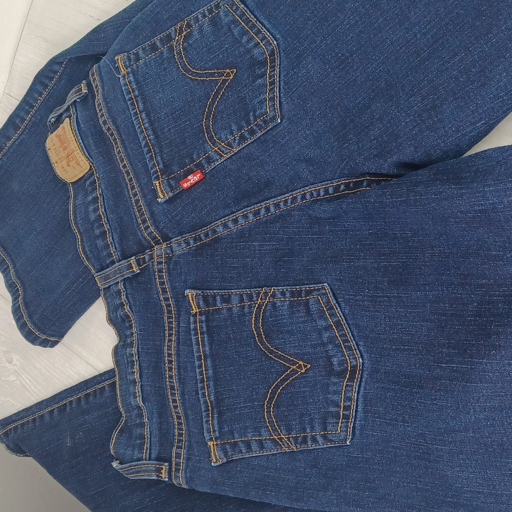 ♥️Bundle Only♥️ LEVI'S 512 SLIMMING BOOTCUT STRETCH JEANS SZ 6M - Picture 3 of 11